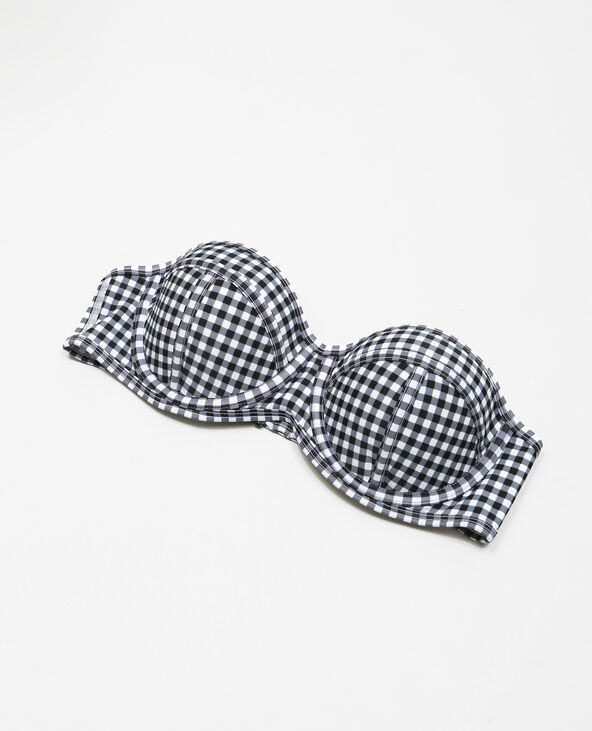 Haut de maillot de bain vichy