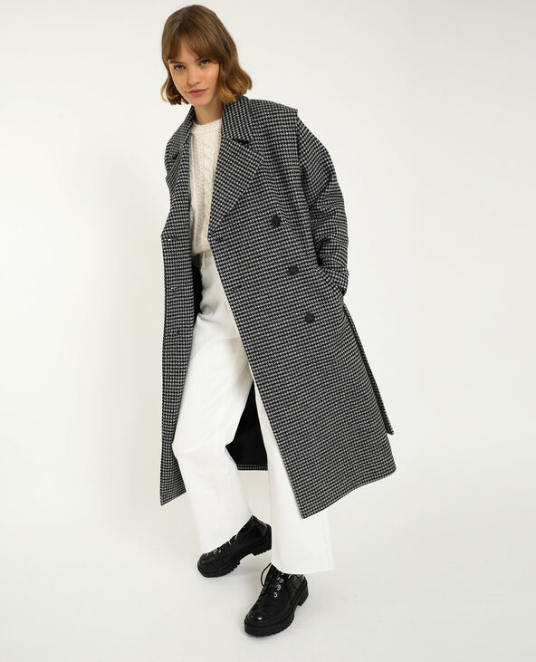 Manteau long noir - Pimkie