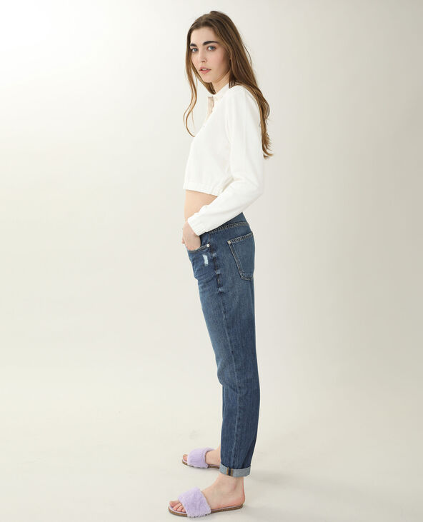 Jean mom bleu marine - Pimkie