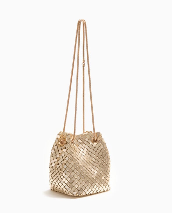 Sac souple métallique doré - Pimkie