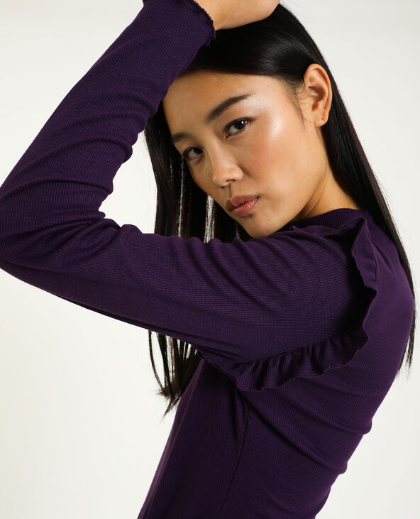 Top manches longues violet - Pimkie