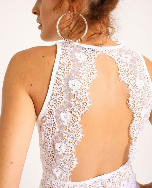 Top en dentelle blanc - Pimkie
