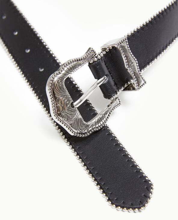 Ceinture avec boucle western noir - Pimkie