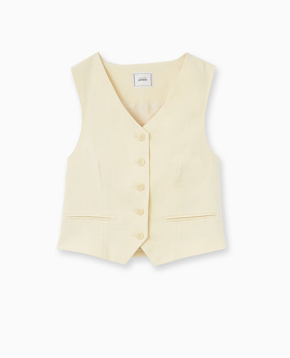 Gilet de barman beige - Pimkie