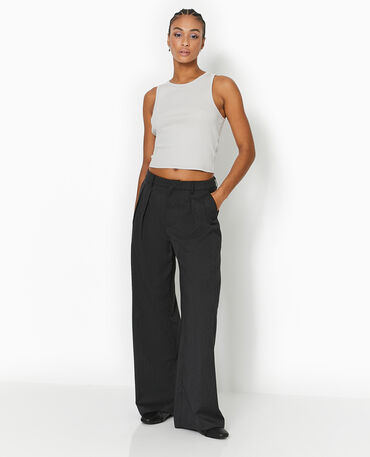 Pantalon fluide droit femme online