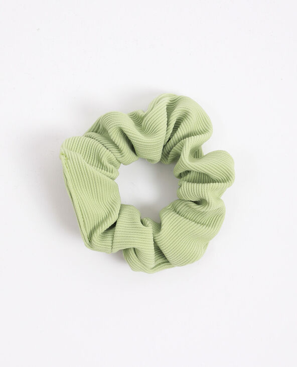 Chouchou texturé vert de gris - Pimkie