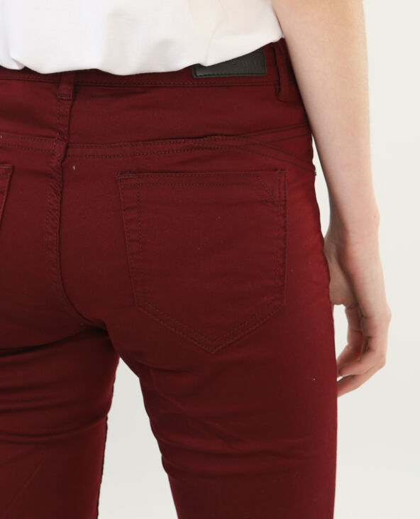 Skinny push up bordeaux - Pimkie