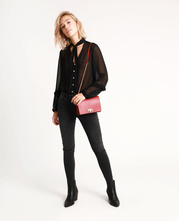 Chemise transparente noir - Pimkie