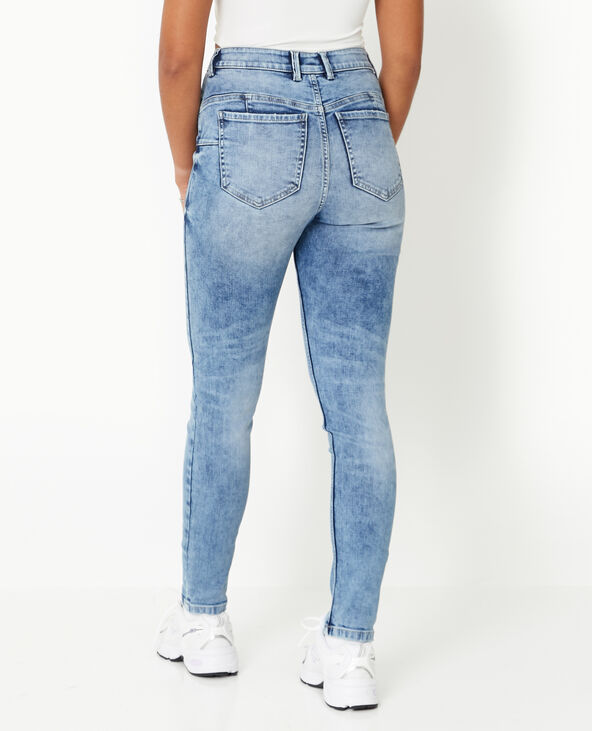Jean skinny push up taille regular bleu - Pimkie