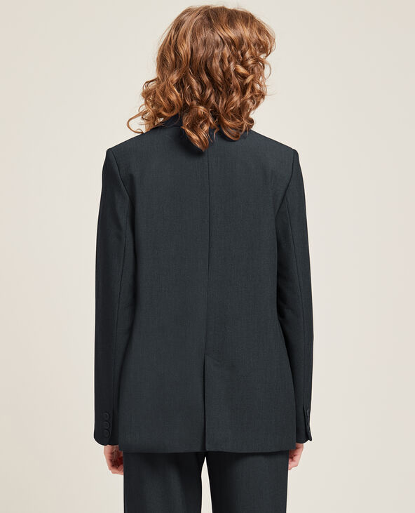 Veste blazer cintrée gris chiné - Pimkie