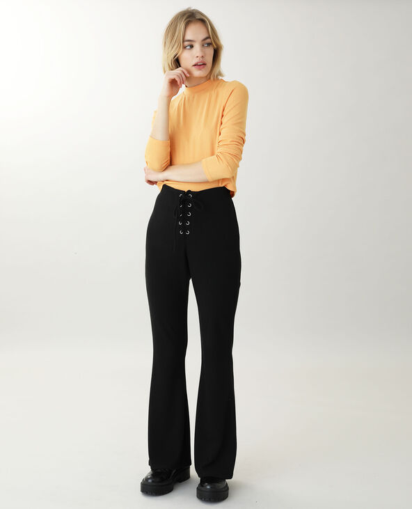 Pantalon en maille noir - Pimkie