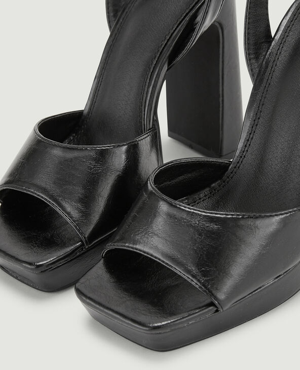 Sandales plateforme noir - Pimkie