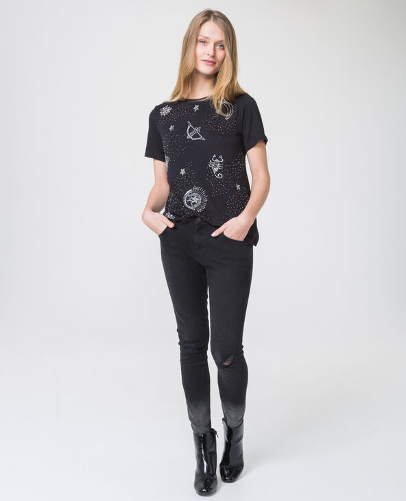 Jean skinny mid waist noir - Pimkie