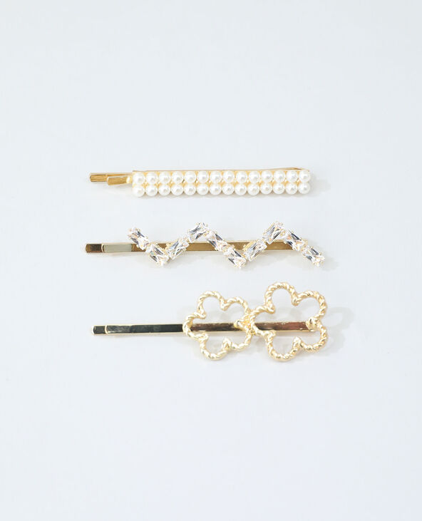 Lot de 3 barrettes argenté - Pimkie