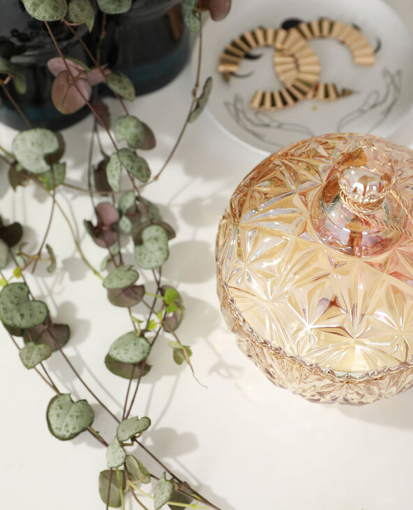 Bougie vintage avec pompon orange - Pimkie