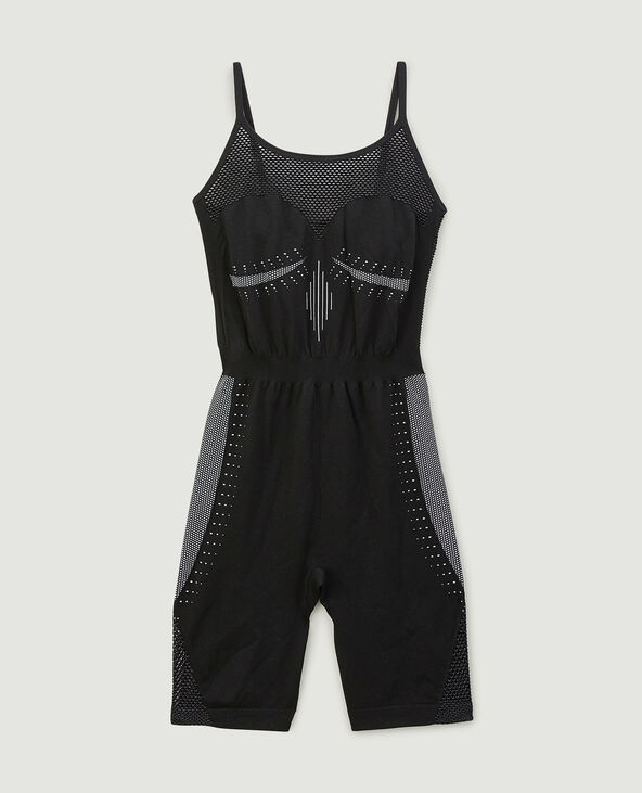 Combi-cycliste sans coutures noir - Pimkie