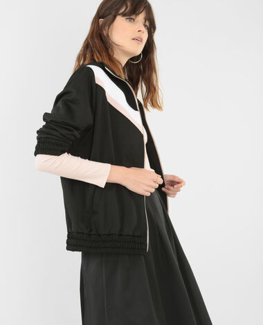 Sweat zippé sport noir - Pimkie