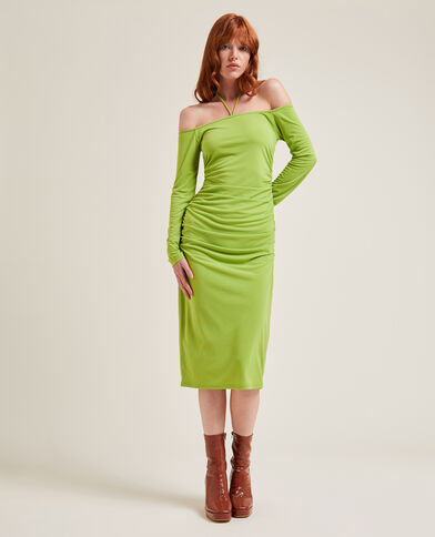 Robe longue tour de cou vert olive - Pimkie