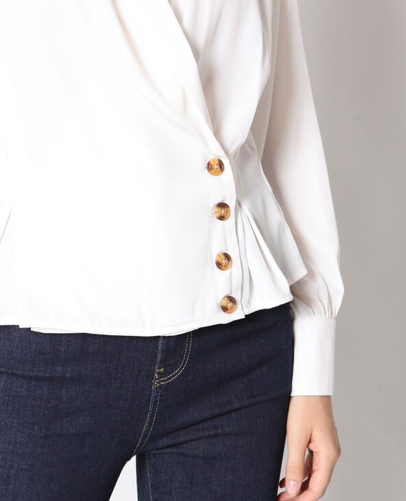 Blouse croisée blanc - Pimkie