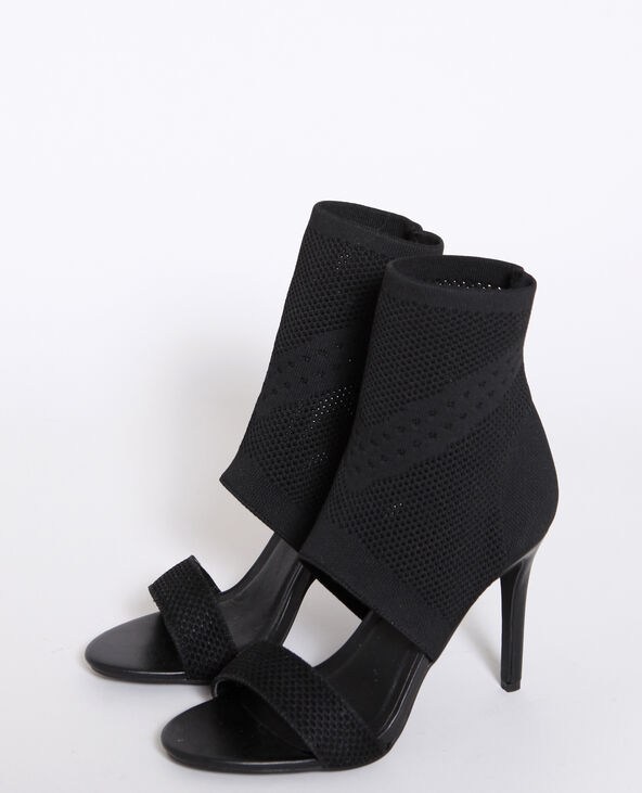 Sandales à talons aiguilles noir - Pimkie