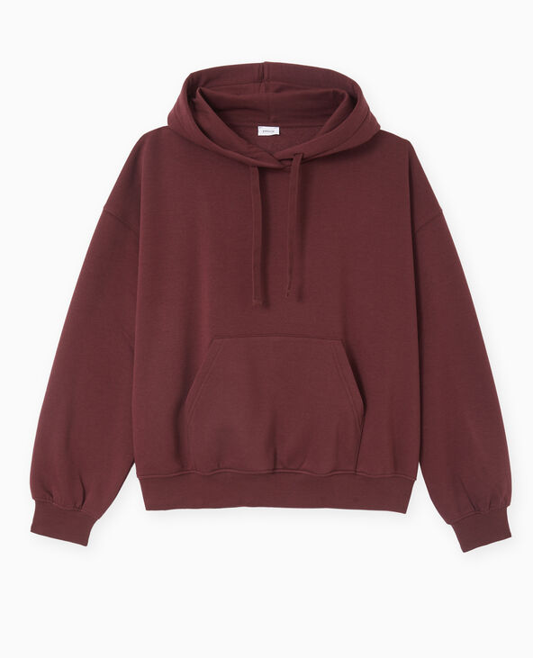 Sweat capuche avec poche devant violet - Pimkie