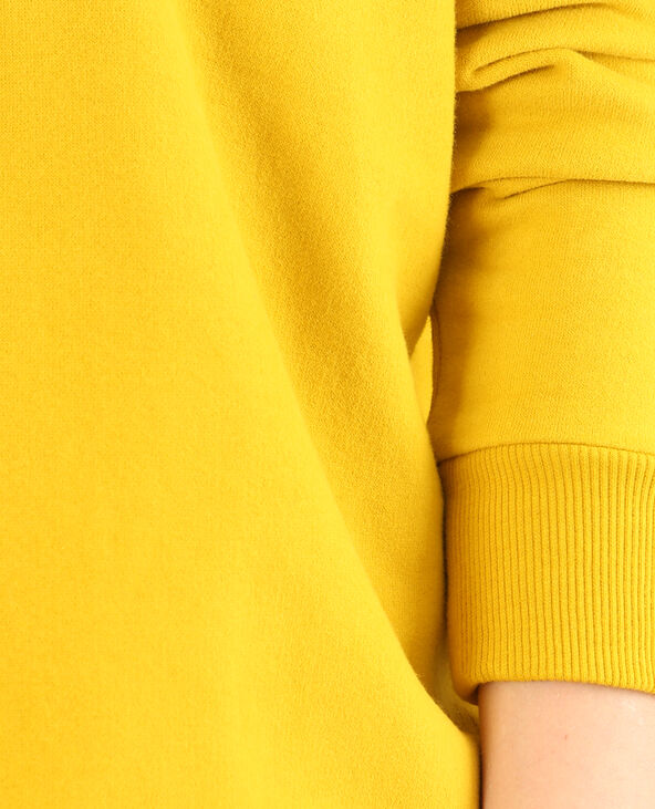 Sweat basique jaune ocre - Pimkie