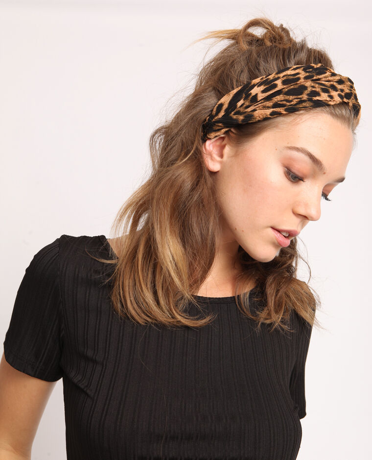 Headband léopard rose clair - Pimkie