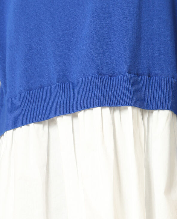 Pull chemise bleu électrique - Pimkie