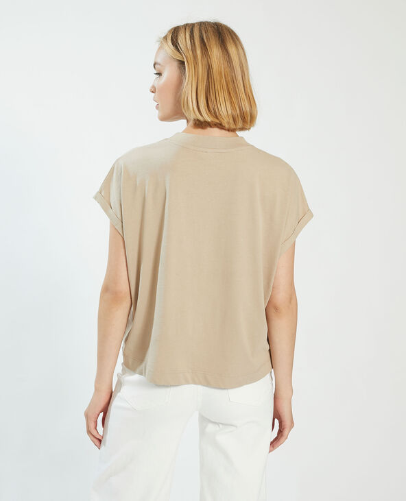 T-shirt oversize gris clair - Pimkie
