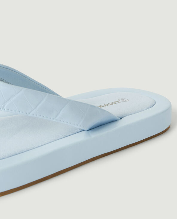 Tongs plates bleu - Pimkie