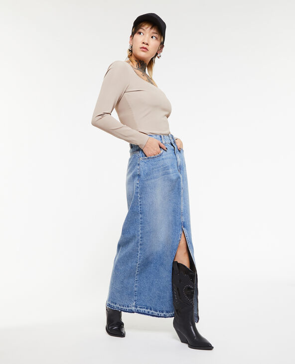 Jupe jean sales bleu