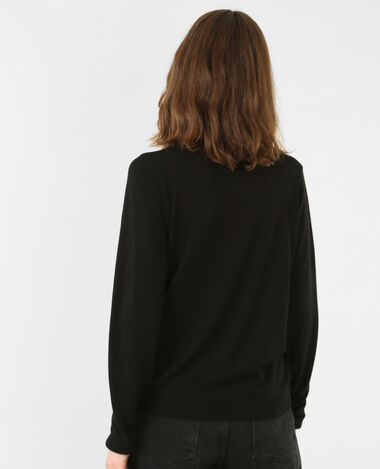 Pull fin col choker noir - Pimkie