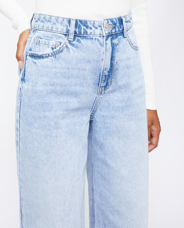 Jean wide taille haute bleu - Pimkie