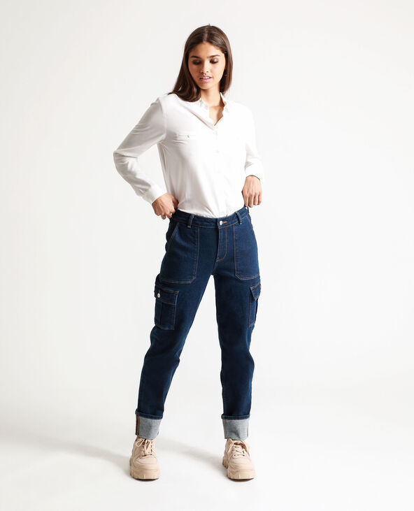 Jean style charpentier bleu - Pimkie
