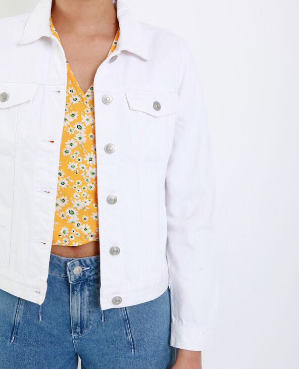 Veste en jean écru - Pimkie