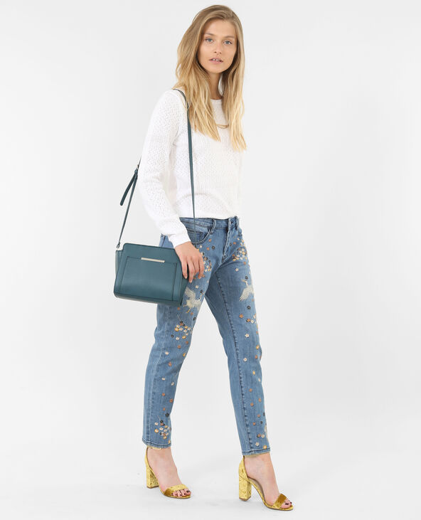 Pull ajouré blanc - Pimkie