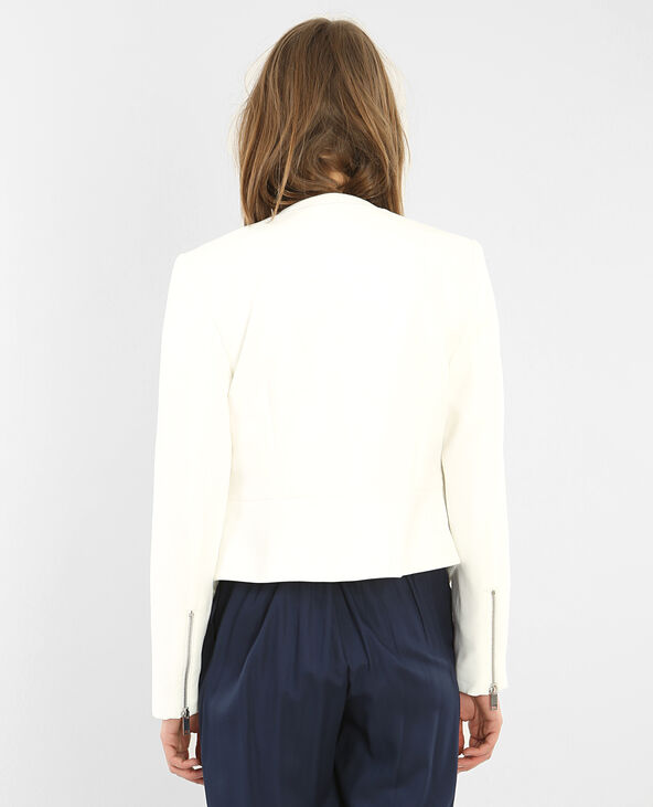 Blazer court femme blanc - Pimkie