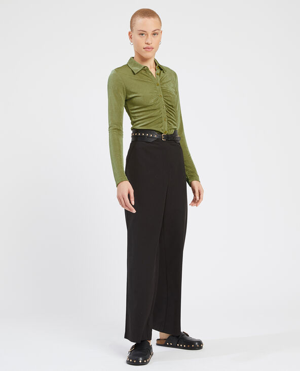 Chemise froncee maille fluide Pimkie