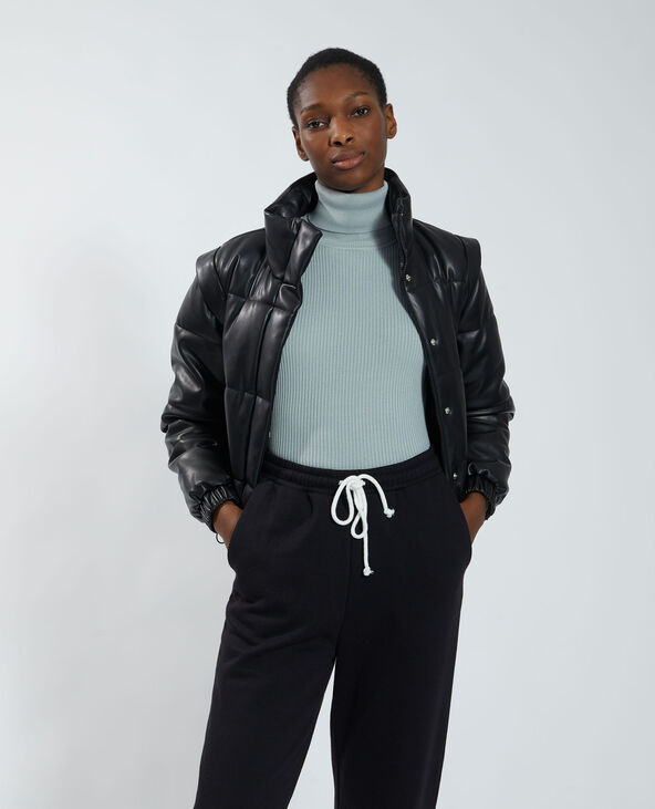 Doudoune en simili cuir Pimkie