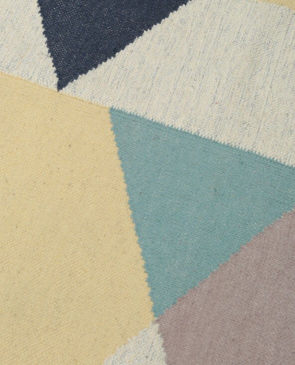 Grand tapis multicolore et silver rose - Pimkie