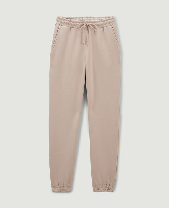 Pantalon de jogging en molleton beige - Pimkie