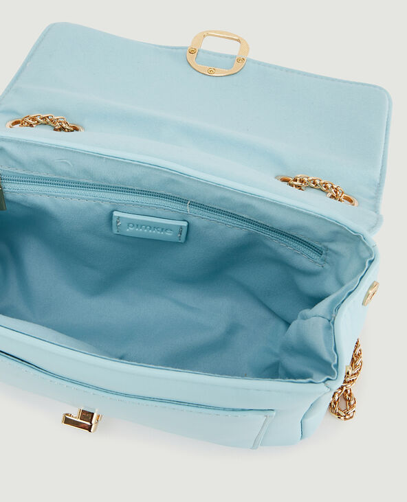 Sac pochette avec chaines bleu - Pimkie