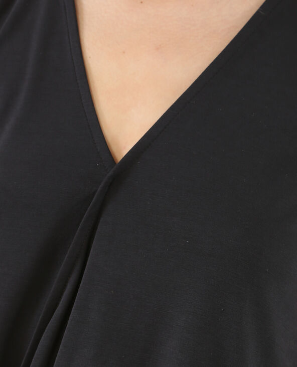 Top fluide col choker noir - Pimkie