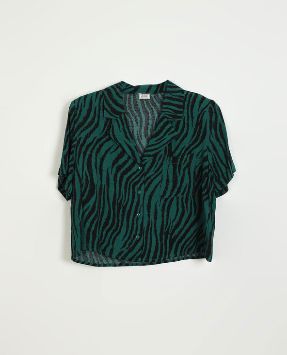 Chemise tigrée noir - Pimkie