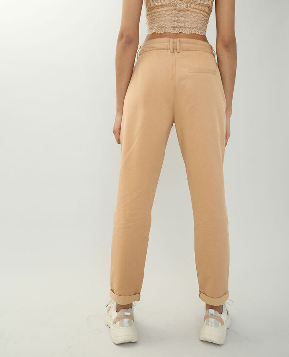Pantalon chino camel - Pimkie