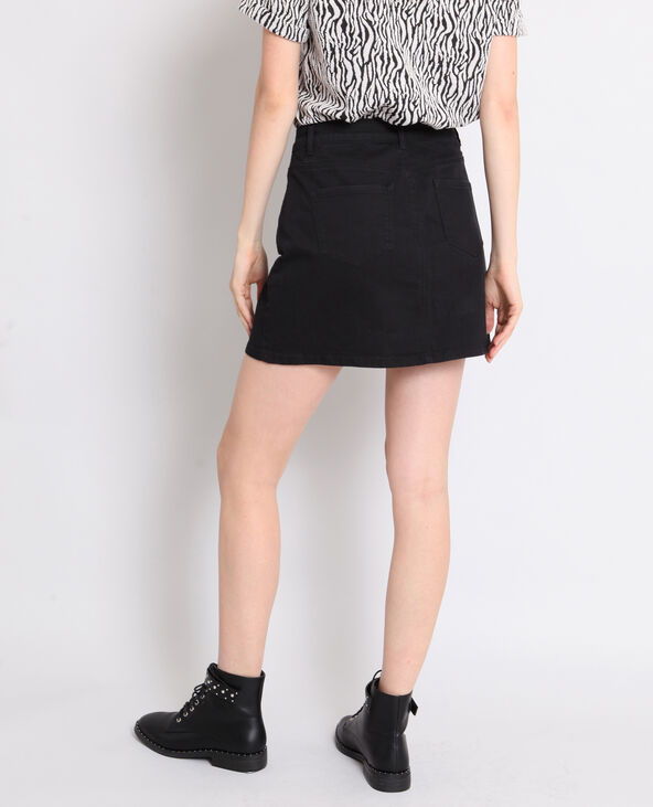 Jupe en jean noir - Pimkie