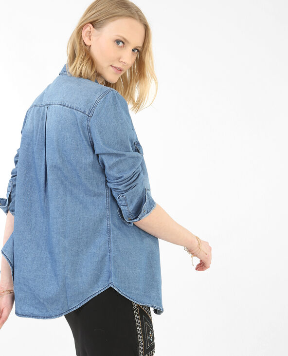 Chemise jean bleu - Pimkie