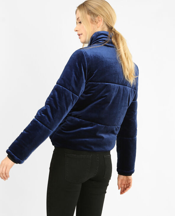 Doudoune velour noir sales
