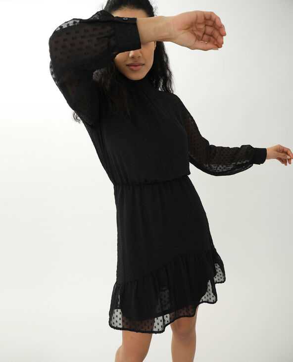 Robe plumetis