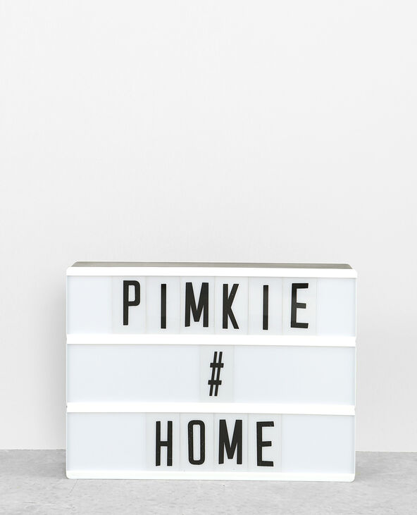 Lightbox A4 écru - Pimkie